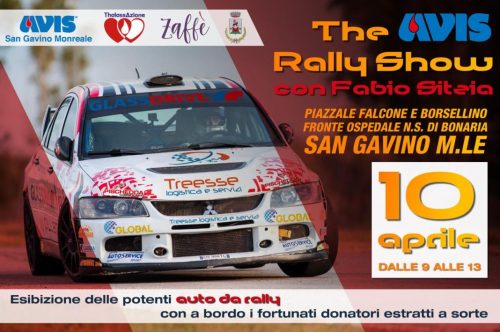 Il grande Rally a San Gavino Monreale per la sensibilizzazione sulla donazione del sangue